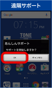 遠隔サポート
